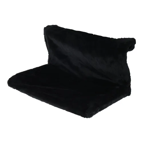 Cat radiator bed, black plush